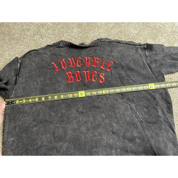 New! Gothic Skelanimals Dollskill ‘Loveable Bones’ Black Distressed Size M/L - Picture 7 of 7